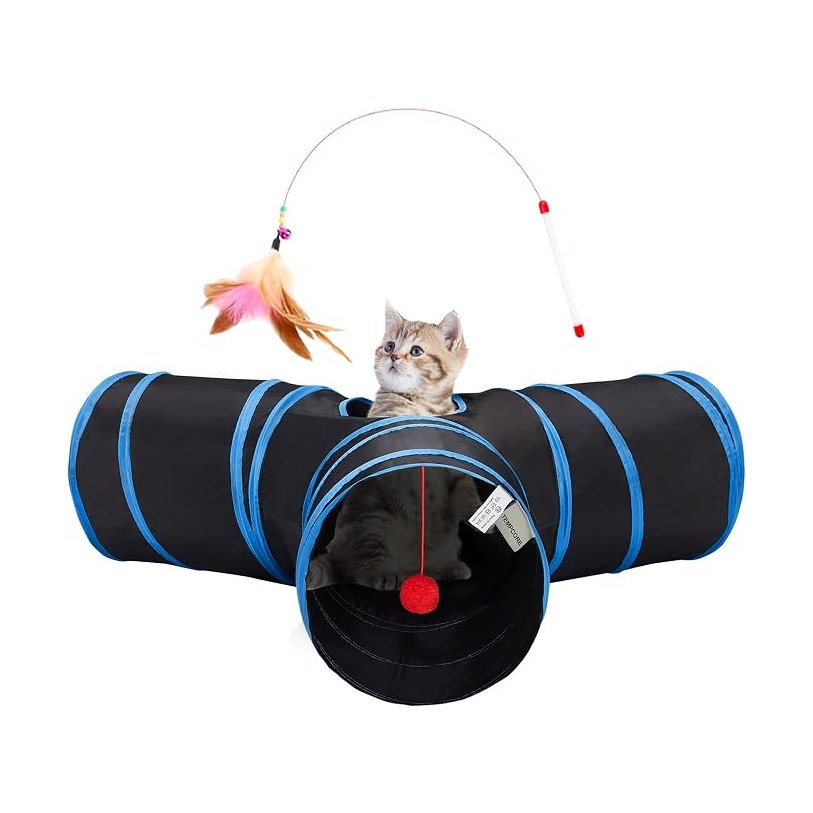 Cat Tunnel Toy for Indoor Play