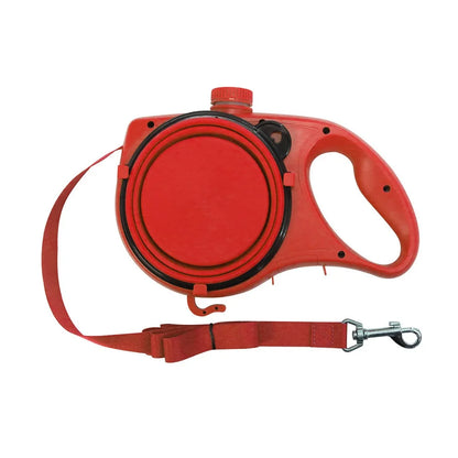Dog Walking Leash with Built-In Water Bottle